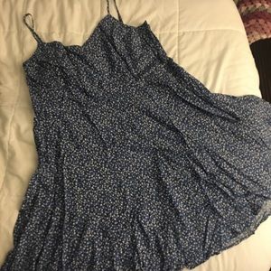 Old Navy Blue Floral Summer Dress